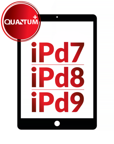 Quantum+ iPad 7 (2019) / iPad 8 (2020) / iPad 9 (2021) Digitizer Assembly (BLACK)