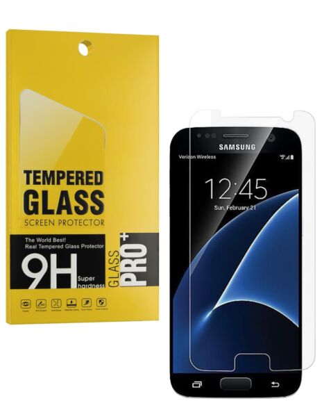 Galaxy S7 Clear Tempered Glass (Case Friendly / 2.5D / 1 Piece)