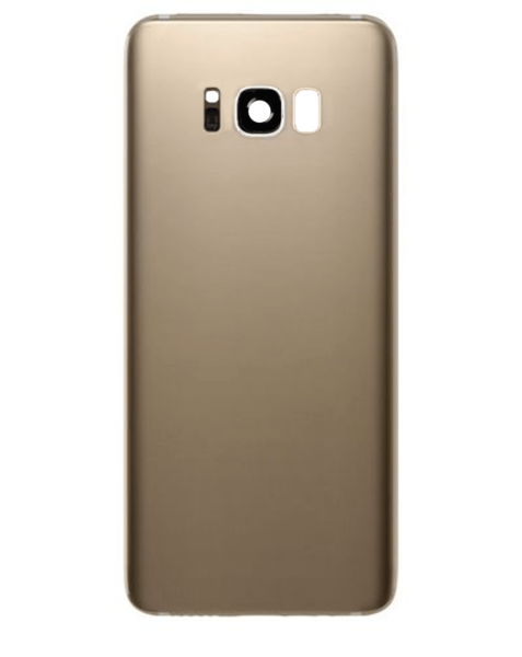 Galaxy S8 Back Glass w/ Adhesive (NO LOGO) (GOLD)