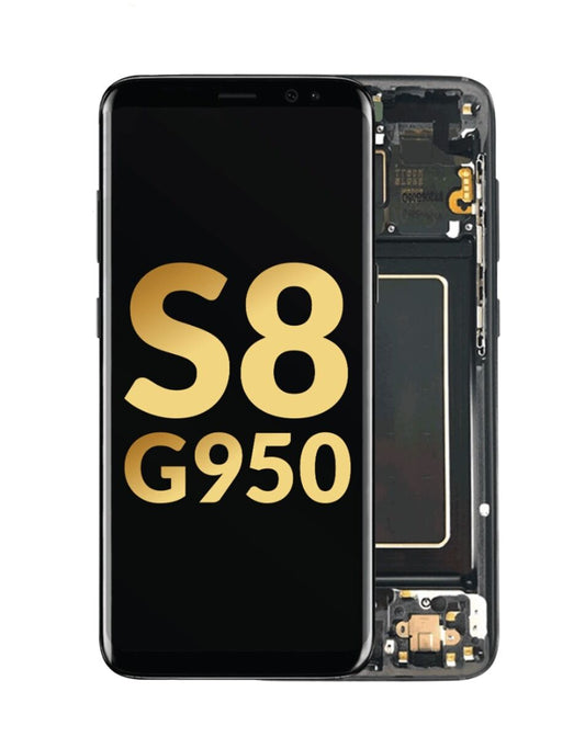 Galaxy S8 (G950) OLED Assembly w/ Frame (Service Pack)