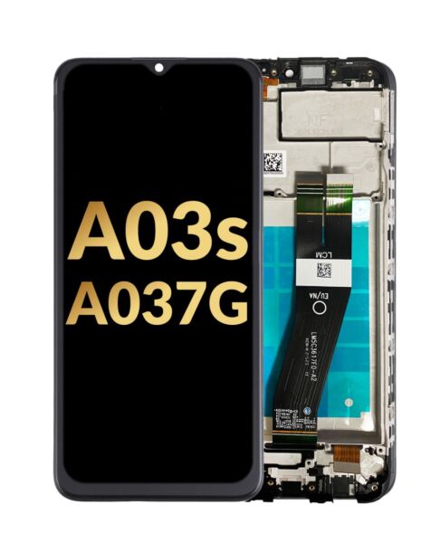 Galaxy A03s (A037G / 2021) LCD Assembly w/ Frame (Service Pack)