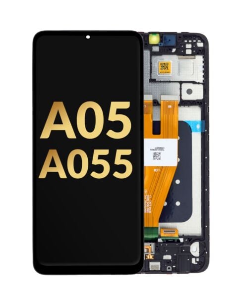 Galaxy A05 (A055 / 2023) LCD Assembly w/ Frame (BLACK)