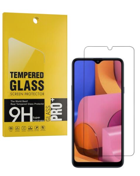 Galaxy A20s (A207 / 2019) Clear Tempered Glass (Case Friendly / 2.5D / 1 Piece)