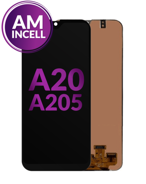 Galaxy A20 (A205 / 2019) LCD Assembly (BLACK) (Aftermarket INCELL)