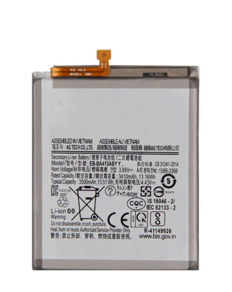 Galaxy A41 (A415 / 2020) Replacement Battery (EB-BA415ABYY)