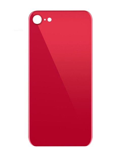 iPhone SE (2020) Bigger Camera Hole Back Glass (NO LOGO) (RED)