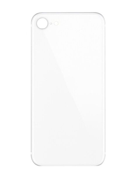 iPhone SE (2020) Bigger Camera Hole Back Glass (NO LOGO) (WHITE)