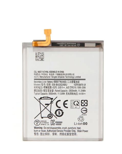 Galaxy A10E (A102) / A20E (A202) Replacement Battery (EB-BA202ABU)