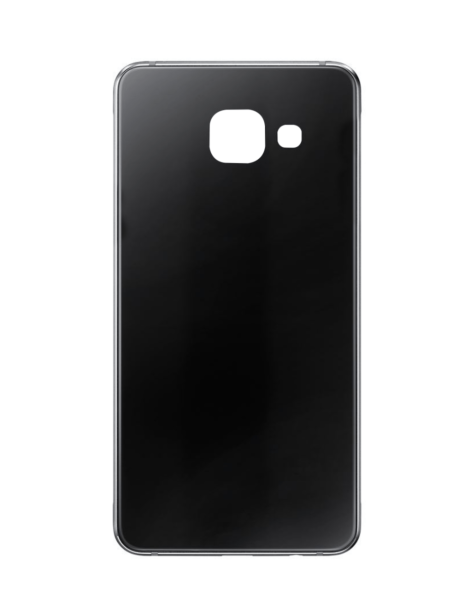 Galaxy A3 (A310) Back Glass w/ Adhesive (NO LOGO) (BLACK)