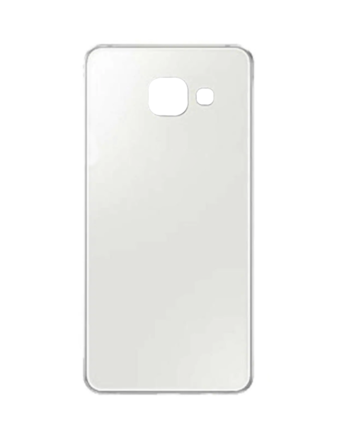 Galaxy A3 (A310) Back Glass w/ Adhesive (NO LOGO) (WHITE)