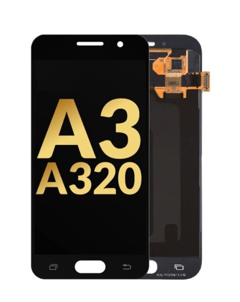 Galaxy A3 (A320 / 2017) OLED Assembly (BLACK) (Premium/Refurbished)