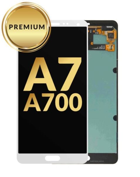 Galaxy A7 (A700 / 2015) LCD Assembly (WHITE) (Premium / Refurbished)