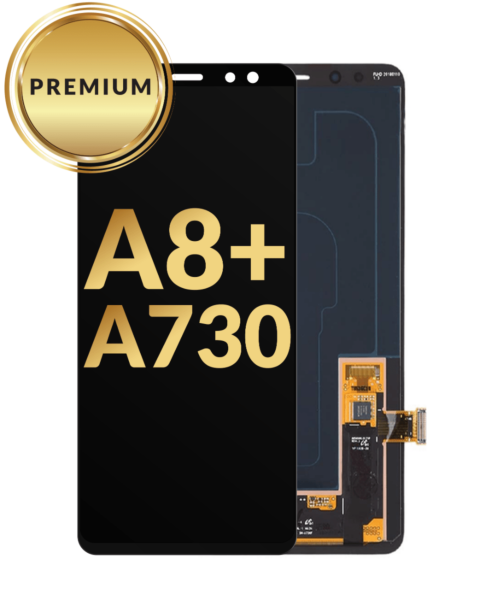 Galaxy A8 Plus (A730 / 2018) OLED Assembly (BLACK) (Premium / Refurbished)