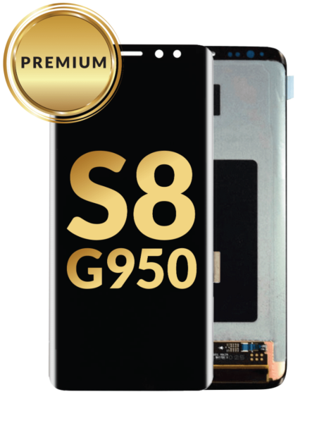 Galaxy S8 (G950) OLED Assembly (BLACK) (Premium / Refurbished)