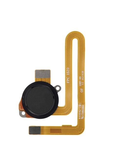 Motorola Moto G8 Power (XT2041-1 / XT2041-3 / 2020) Fingerprint Sensor w/ Flex Cable (SMOKE BLACK)